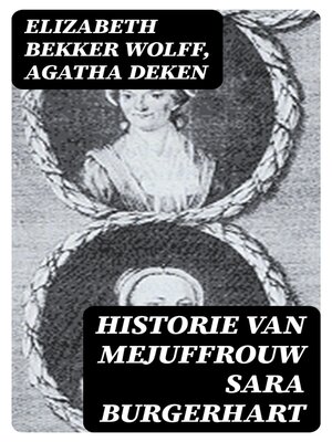 cover image of Historie van Mejuffrouw Sara Burgerhart